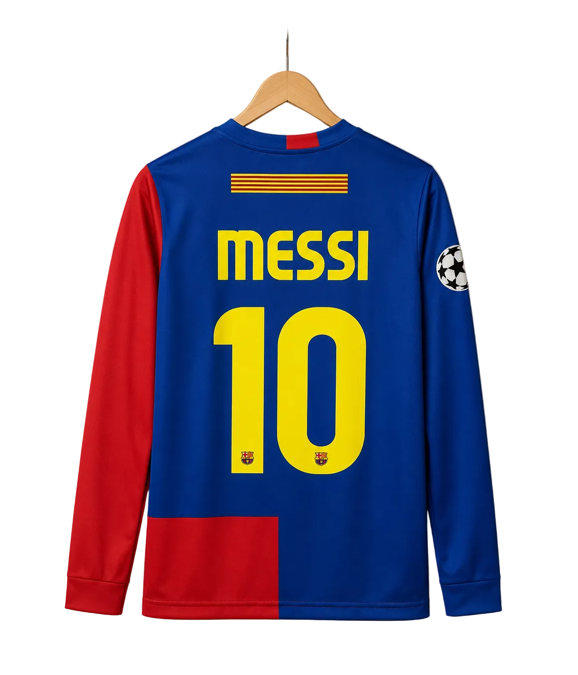 MESSI BARCA 2008/09 HOME PREMIUM FULLSLEEVES