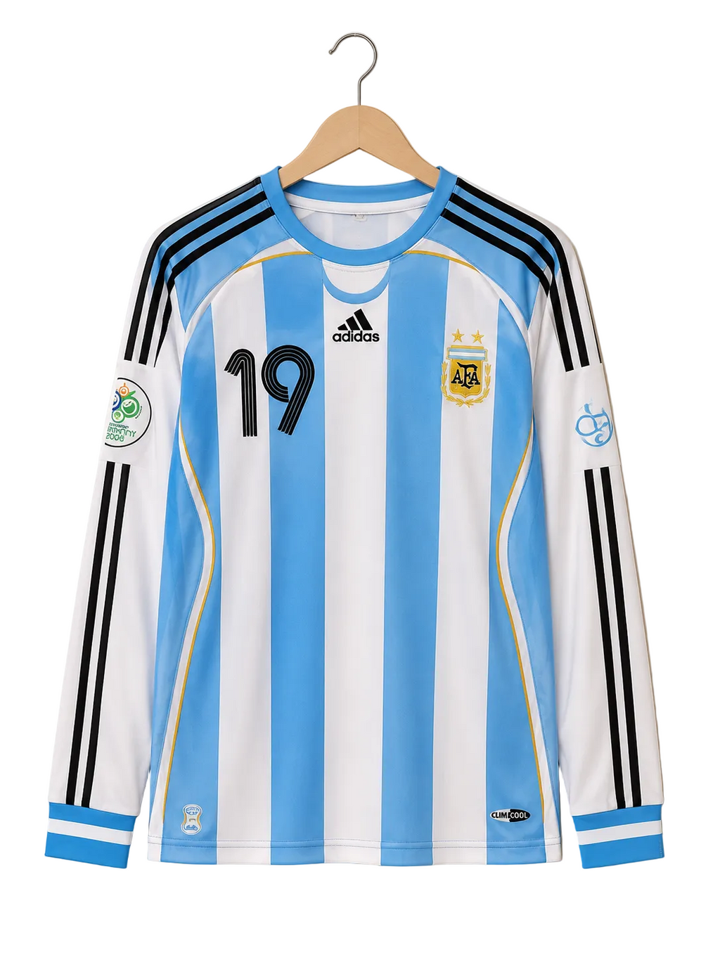 ARGENTINA 2006 HOMEKIT MESSI EMBROIDERY PREMIUM
