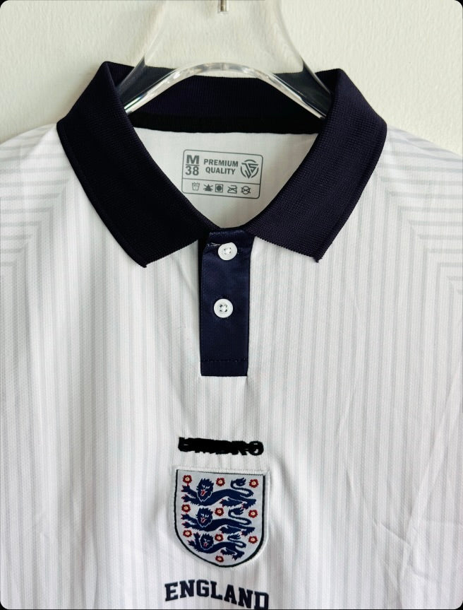 ENGLAND 1998 HOME KIT BECKHAM POLO EMBROIDERY