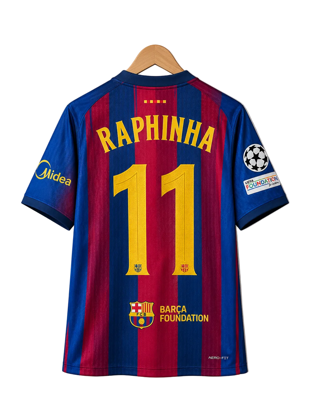 BARCA 2026 HOME KIT RAPHINHA PREMIUM
