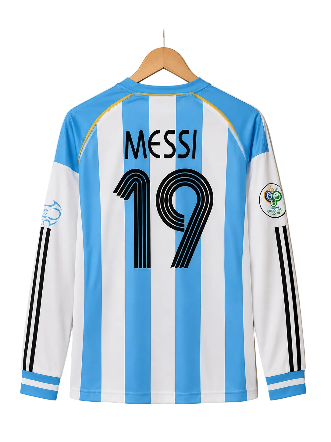 ARGENTINA 2006 HOMEKIT MESSI EMBROIDERY PREMIUM