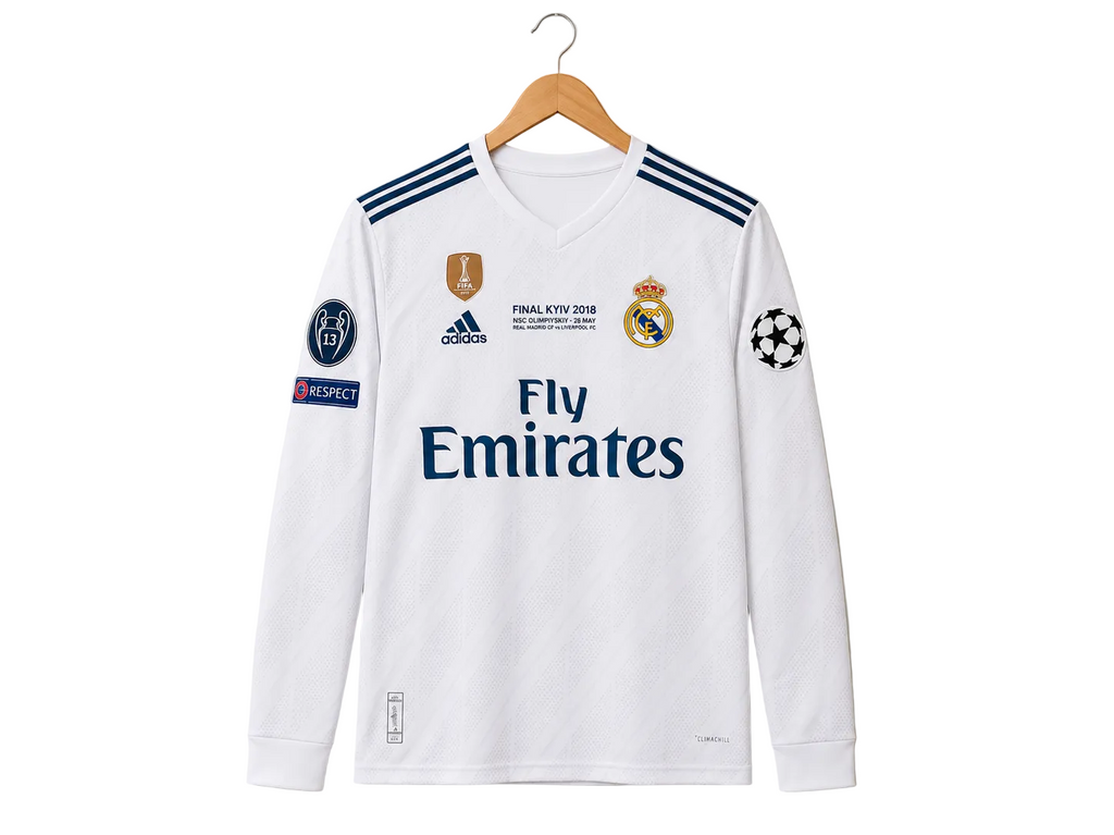 RONALDO REAL MADRID 2017/18 HOME PREMIUM FULLSLEEVES