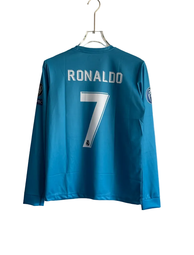 REAL MADRID 2017/18 RONALDO THIRD KIT EMBROIDERY PREMIUM