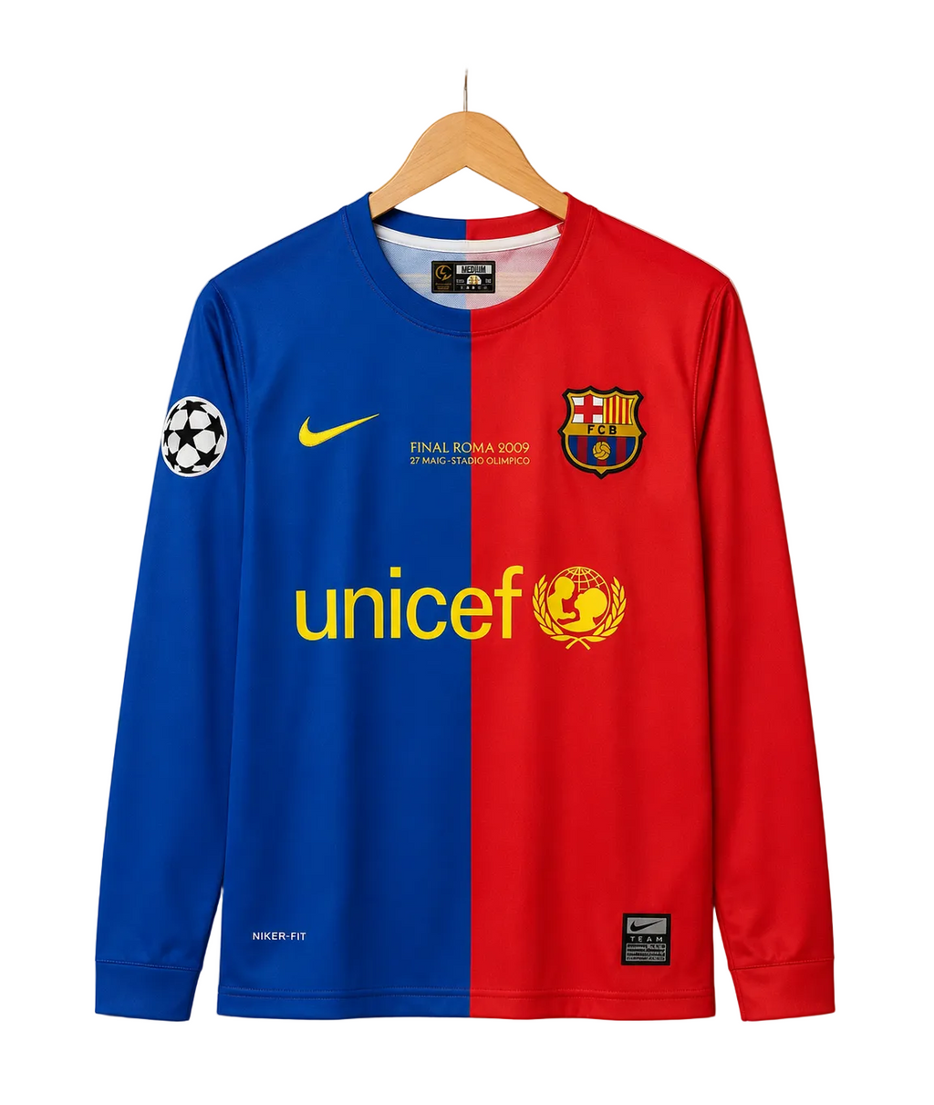 MESSI BARCA 2008/09 HOME PREMIUM FULLSLEEVES
