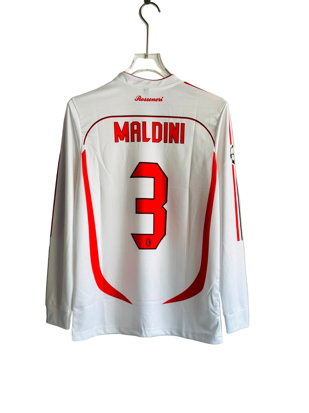 MALDINI AC MILAN PREMIUM RETRO KIT FULL SLEEVES PREMIUM EMBROIDERY