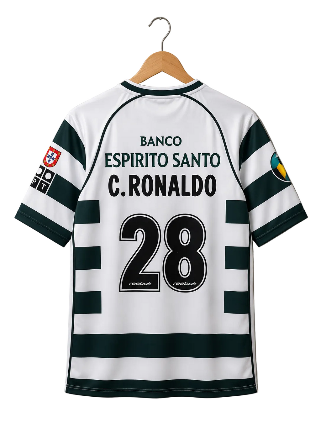 SPORTING RONALDO 2001 HOME PREMIUM KIT