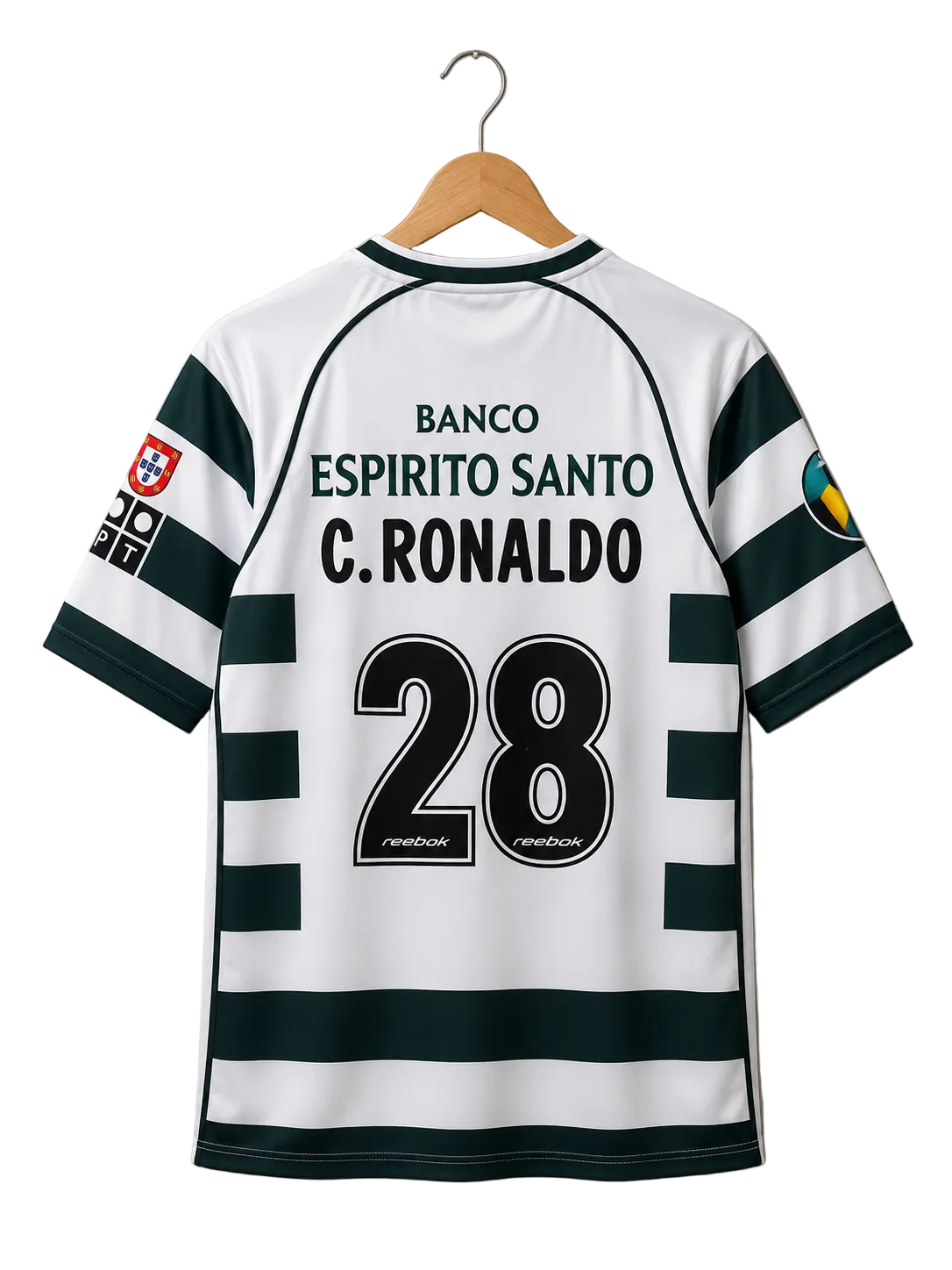 SPORTING RONALDO 2001 HOME PREMIUM KIT