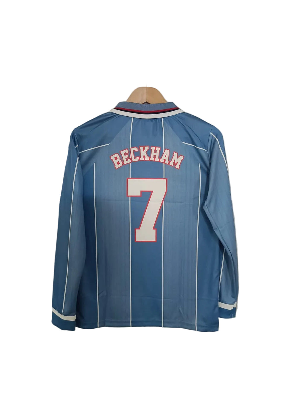 ENGLAND 1996 AWAY BECKHAM FULLSLEEVES EMBROIDERY PREMIUM