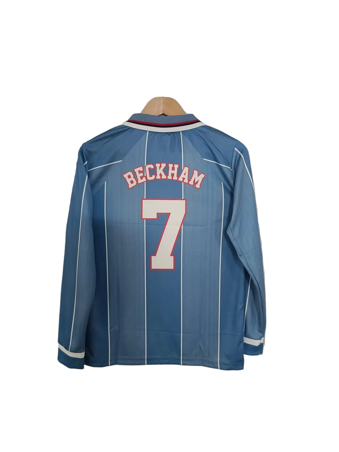 ENGLAND 1996 AWAY BECKHAM FULLSLEEVES EMBROIDERY PREMIUM