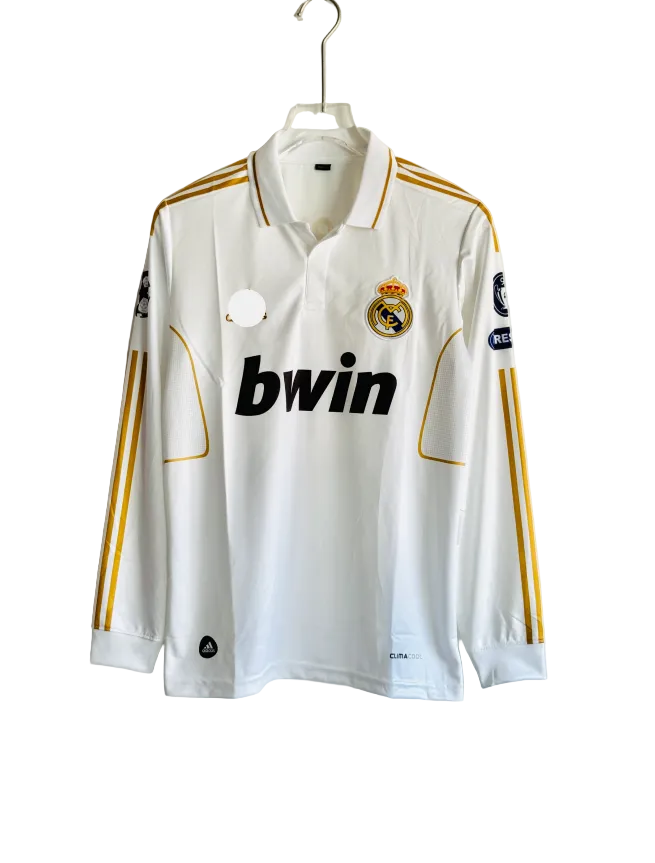REAL MADRID 2011/12 HOME KIT RONALDO FULL SLEEVE PREMIUM EMBROIDERY