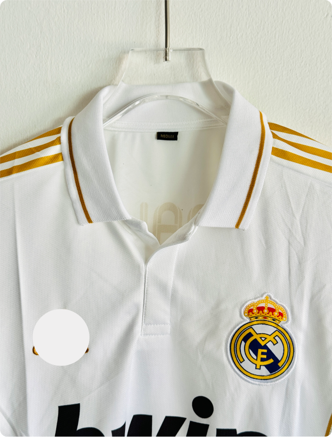 REAL MADRID 2011/12 HOME KIT RONALDO FULL SLEEVE PREMIUM EMBROIDERY