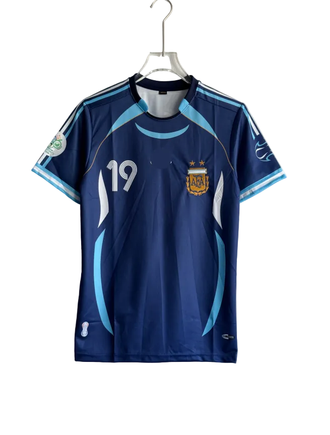 ARGENTINA 2006 MESSI AWAY KIT PREMIUM EMBROIDERY