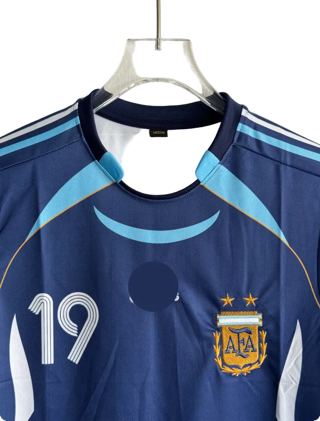 ARGENTINA 2006 MESSI AWAY KIT PREMIUM EMBROIDERY