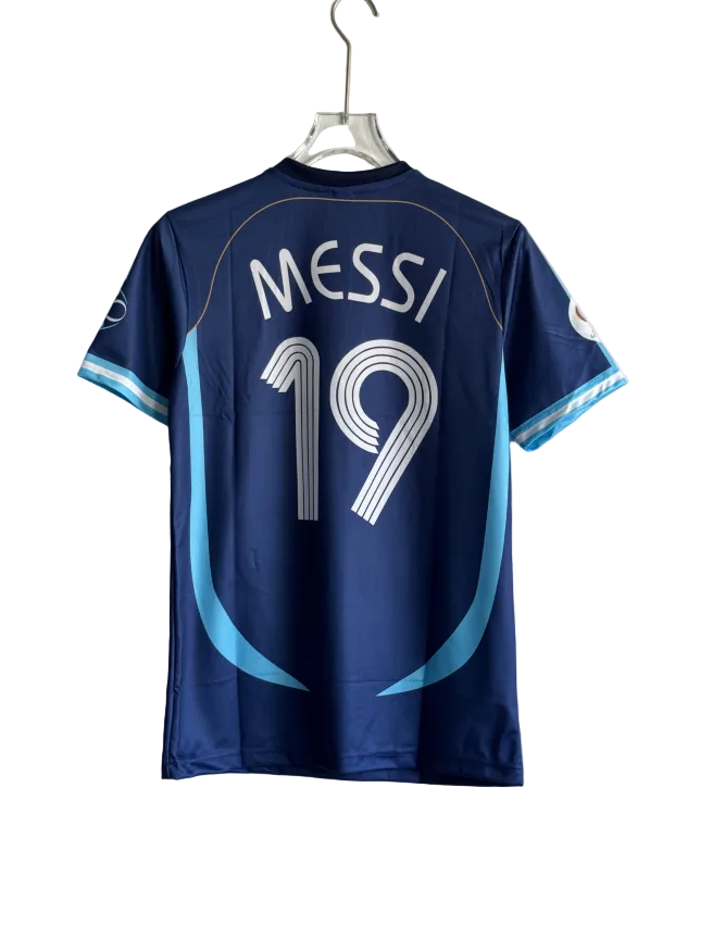 ARGENTINA 2006 MESSI AWAY KIT PREMIUM EMBROIDERY